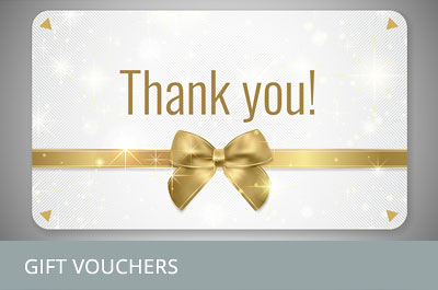 Gift vouchers.